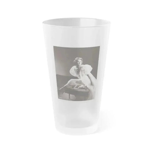 Allison Hayes #177 (Vintage Female Icon) Frosted Pint Glass 16oz 16oz Frosted - Go Mug Yourself