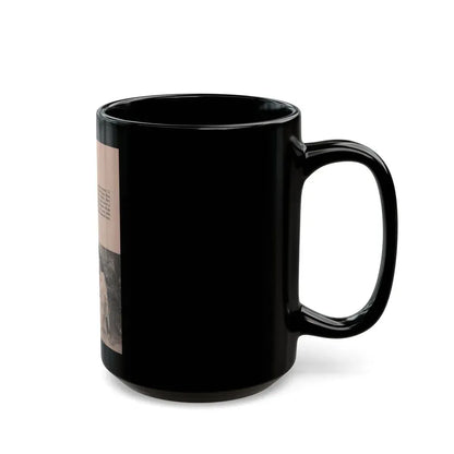 Allison Hayes #178 - 1 Page of 1 with, 2 B&W Photos & Caption from Bold Pocket Mag. Jan. '56 (Vintage Female Icon) Black Coffee Mug - Go Mug Yourself