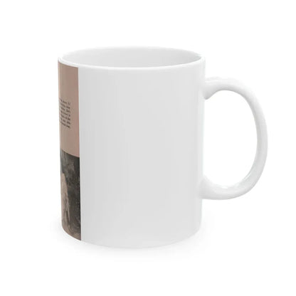 Allison Hayes #178 - 1 Page of 1 with, 2 B&W Photos & Caption from Bold Pocket Mag. Jan. '56 (Vintage Female Icon) White Coffee Mug - Go Mug Yourself