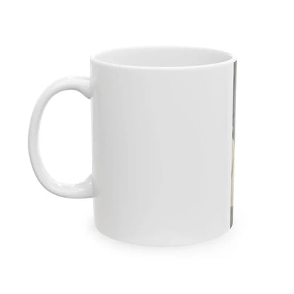 Allison Hayes #180 - 1 B&W Photo from GenT Magazine Oct. '58 Page 59 (Vintage Female Icon) White Coffee Mug - Go Mug Yourself