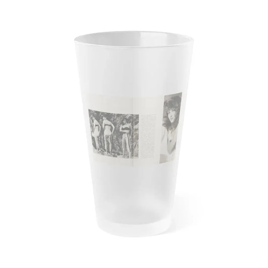 Allison Hayes #180 - Pages 3 & 4 of 5 with, 2 B&W Photos &  Article Continued from GenT Mag. Oct. '58 (Vintage Female Icon) Frosted Pint Glass 16oz 16oz Frosted - Go Mug Yourself