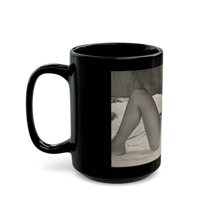 Allison Hayes #181- 1 B&W from GenT Magazine Oct. '58 Page 58 (Vintage Female Icon) Black Coffee Mug - Go Mug Yourself