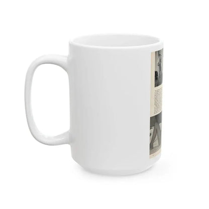 Allison Hayes #181 - Pages 5 of 5 with, 3 B&W Photos & End of Article from GenT Mag. Oct. '58 (Vintage Female Icon) White Coffee Mug - Go Mug Yourself