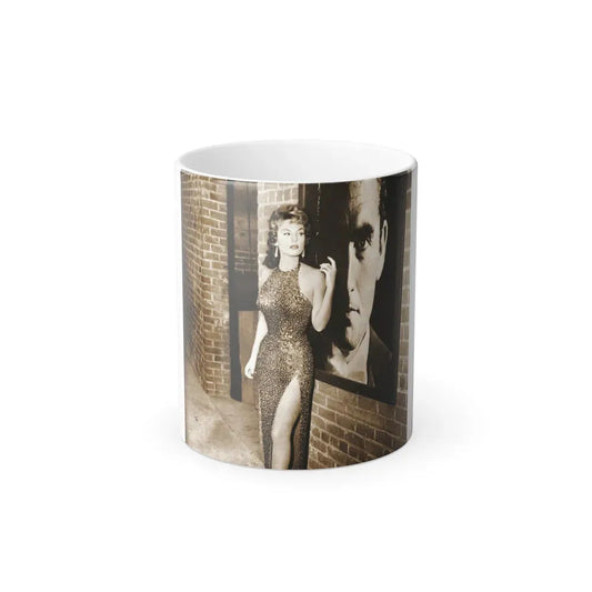 Allison Hayes #187 (Vintage Female Icon) Color Changing Coffee Mug 11oz - Go Mug Yourself
