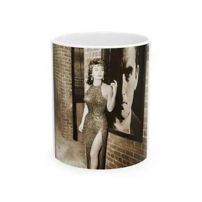 Allison Hayes #187 (Vintage Female Icon) White Coffee Mug 11oz - Go Mug Yourself