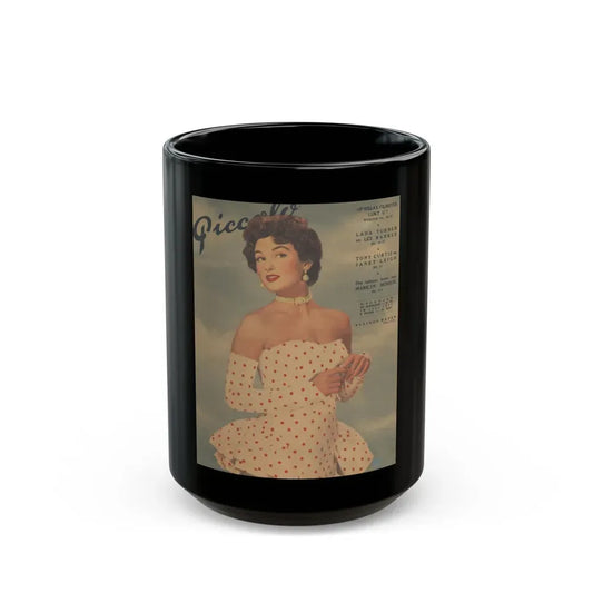 Allison Hayes #189_1 (Vintage Female Icon) Black Coffee Mug 15oz - Go Mug Yourself