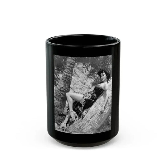 Allison Hayes #19 (Vintage Female Icon) Black Coffee Mug 15oz - Go Mug Yourself