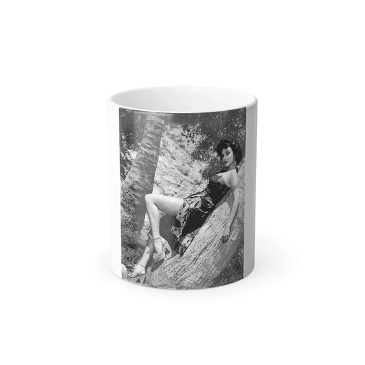 Allison Hayes #19 (Vintage Female Icon) Color Changing Coffee Mug 11oz - Go Mug Yourself