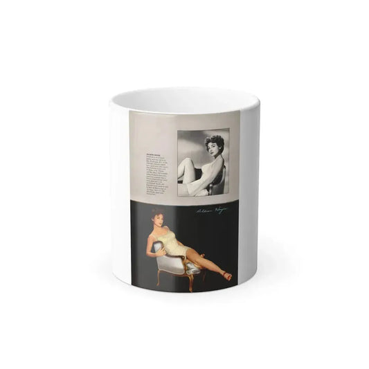 Allison Hayes #191 - Modern Screen Pin-Ups Mag. Issue #1 (Vintage Female Icon) Color Changing Mug 11oz 11oz - Go Mug Yourself