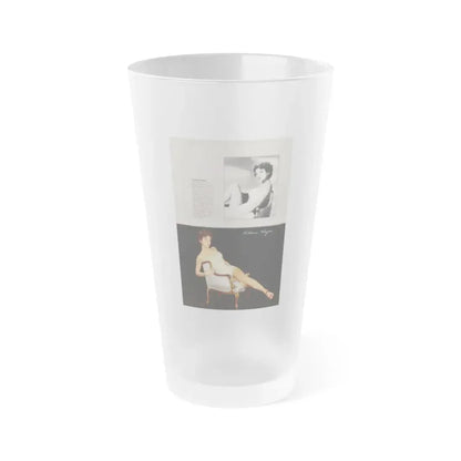 Allison Hayes #191 - Modern Screen Pin-Ups Mag. Issue #1 (Vintage Female Icon) Frosted Pint Glass 16oz 16oz Frosted - Go Mug Yourself