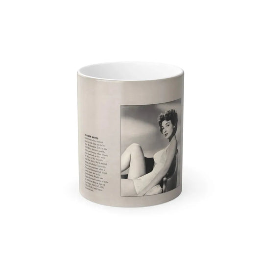 Allison Hayes #192 - Modern Screen Pin-Ups Mag. Issue #1 (Vintage Female Icon) Color Changing Mug 11oz 11oz - Go Mug Yourself
