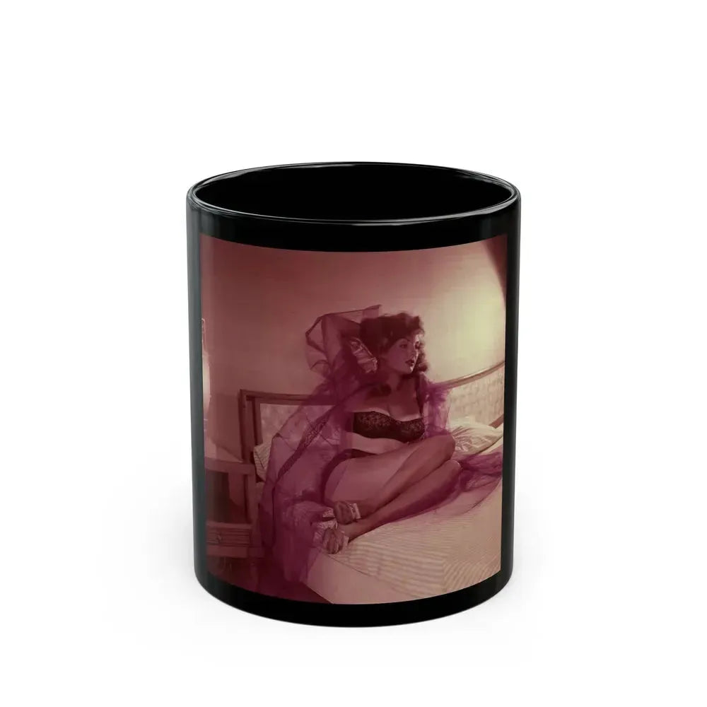 Allison Hayes #198 (Vintage Female Icon) Black Coffee Mug 11oz - Go Mug Yourself