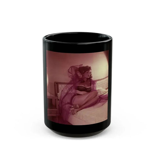 Allison Hayes #198 (Vintage Female Icon) Black Coffee Mug 15oz - Go Mug Yourself
