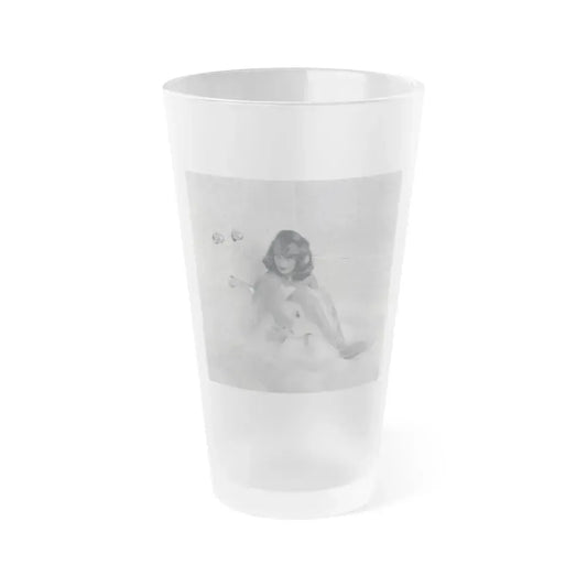 Allison Hayes #202 (Vintage Female Icon) Frosted Pint Glass 16oz 16oz Frosted - Go Mug Yourself