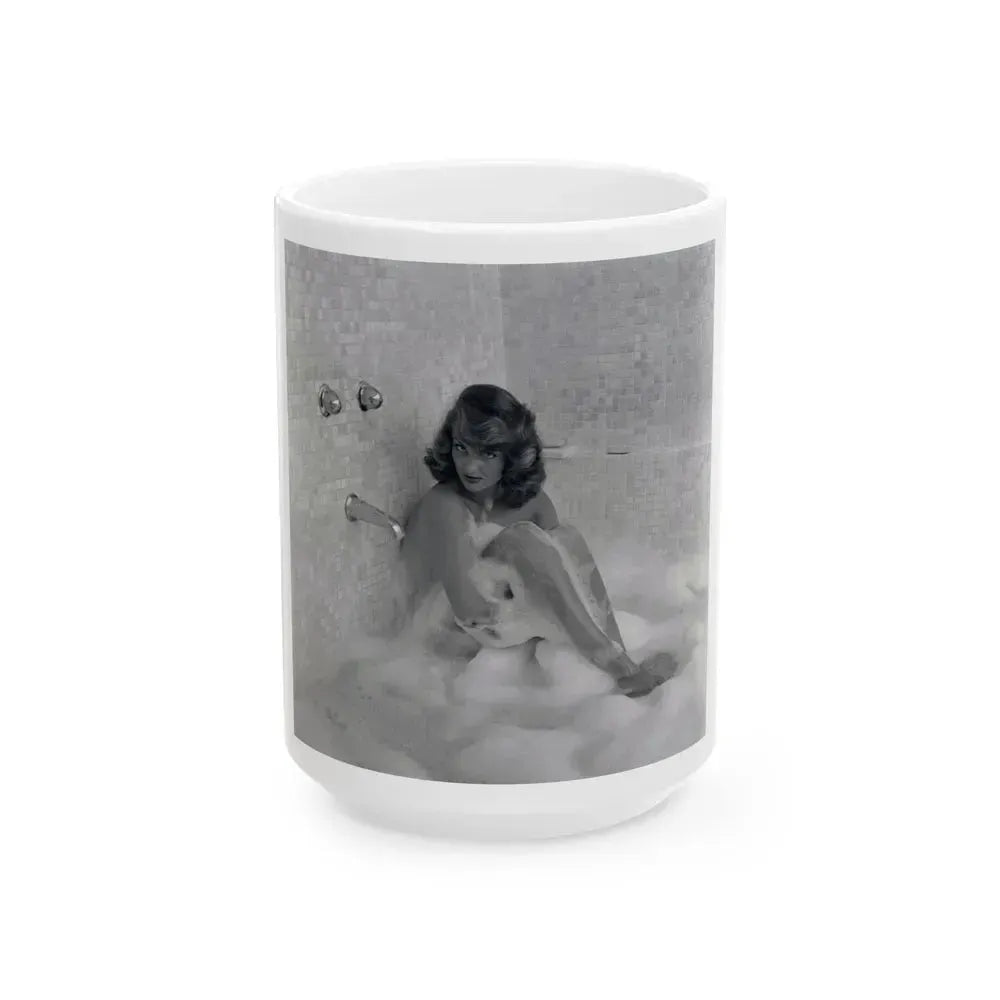 Allison Hayes #202 (Vintage Female Icon) White Coffee Mug 15oz - Go Mug Yourself