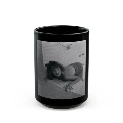 Allison Hayes #203 (Vintage Female Icon) Black Coffee Mug 15oz - Go Mug Yourself