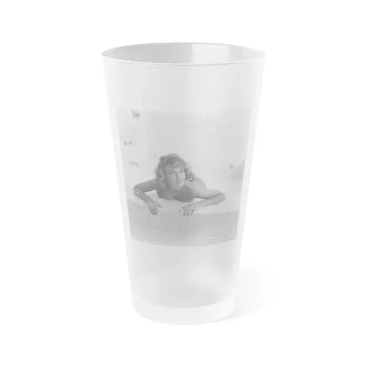 Allison Hayes #204 (Vintage Female Icon) Frosted Pint Glass 16oz 16oz Frosted - Go Mug Yourself