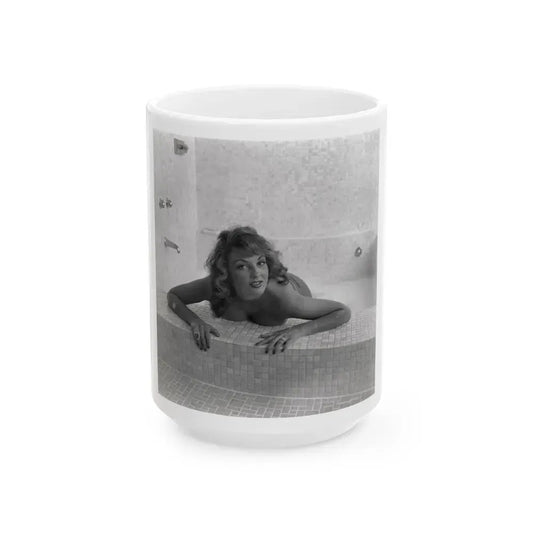 Allison Hayes #204 (Vintage Female Icon) White Coffee Mug 15oz - Go Mug Yourself