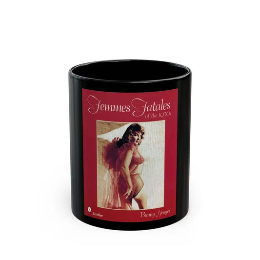 Allison Hayes #205 - Allison in Color on the cover of Femmes Fatales Of The 1950's (Vintage Female Icon) Black Coffee Mug 11oz - Go Mug Yourself