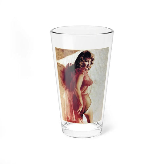 Allison Hayes #205 - Color Photo on the cover of Femmes Fatales Of The 1950's (Vintage Female Icon) Pint Glass 16oz 16oz - Go Mug Yourself