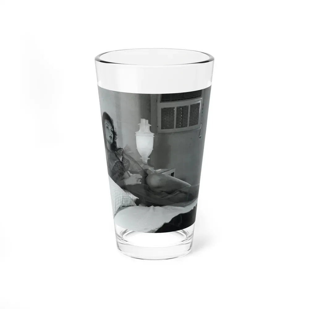 Allison Hayes #206 - Pages 8 with 1 B&W Photo & Article from Femmes Fatales Of The 1950's 1 (Vintage Female Icon) Pint Glass 16oz 16oz - Go Mug Yourself