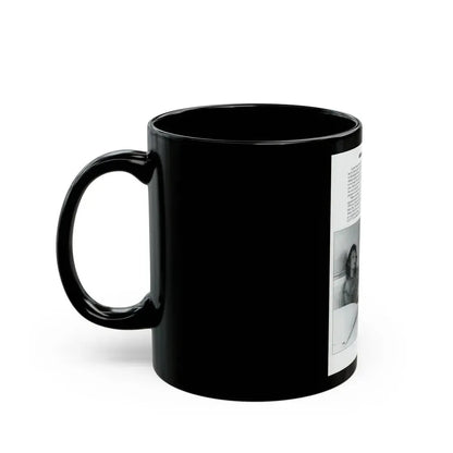 Allison Hayes #206 - Pages 8 with 1 B&W Photo & Article from Femmes Fatales Of The 1950's (Vintage Female Icon) Black Coffee Mug - Go Mug Yourself