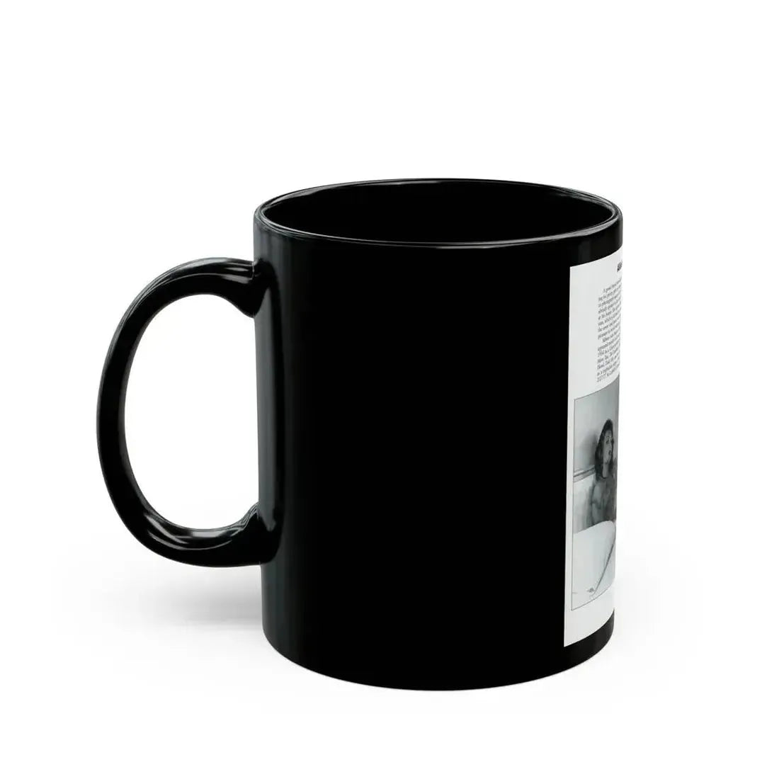 Allison Hayes #206 - Pages 8 with 1 B&W Photo & Article from Femmes Fatales Of The 1950's (Vintage Female Icon) Black Coffee Mug - Go Mug Yourself