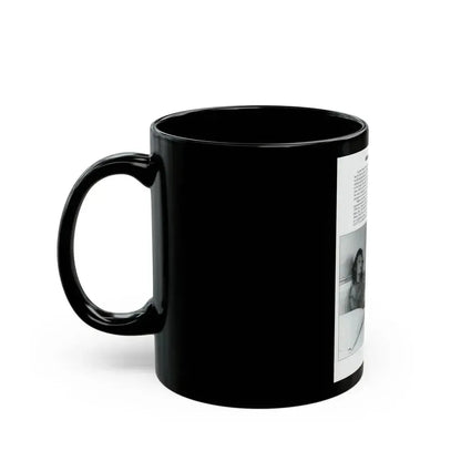 Allison Hayes #206 - Pages 8 with 1 B&W Photo & Article from Femmes Fatales Of The 1950's (Vintage Female Icon) Black Coffee Mug - Go Mug Yourself