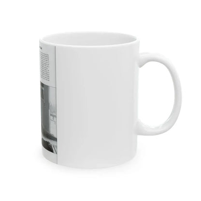 Allison Hayes #206 - Pages 8 with 1 B&W Photo & Article from Femmes Fatales Of The 1950's (Vintage Female Icon) White Coffee Mug - Go Mug Yourself