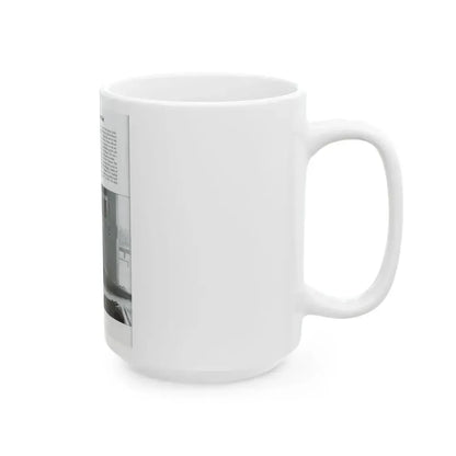 Allison Hayes #206 - Pages 8 with 1 B&W Photo & Article from Femmes Fatales Of The 1950's (Vintage Female Icon) White Coffee Mug - Go Mug Yourself