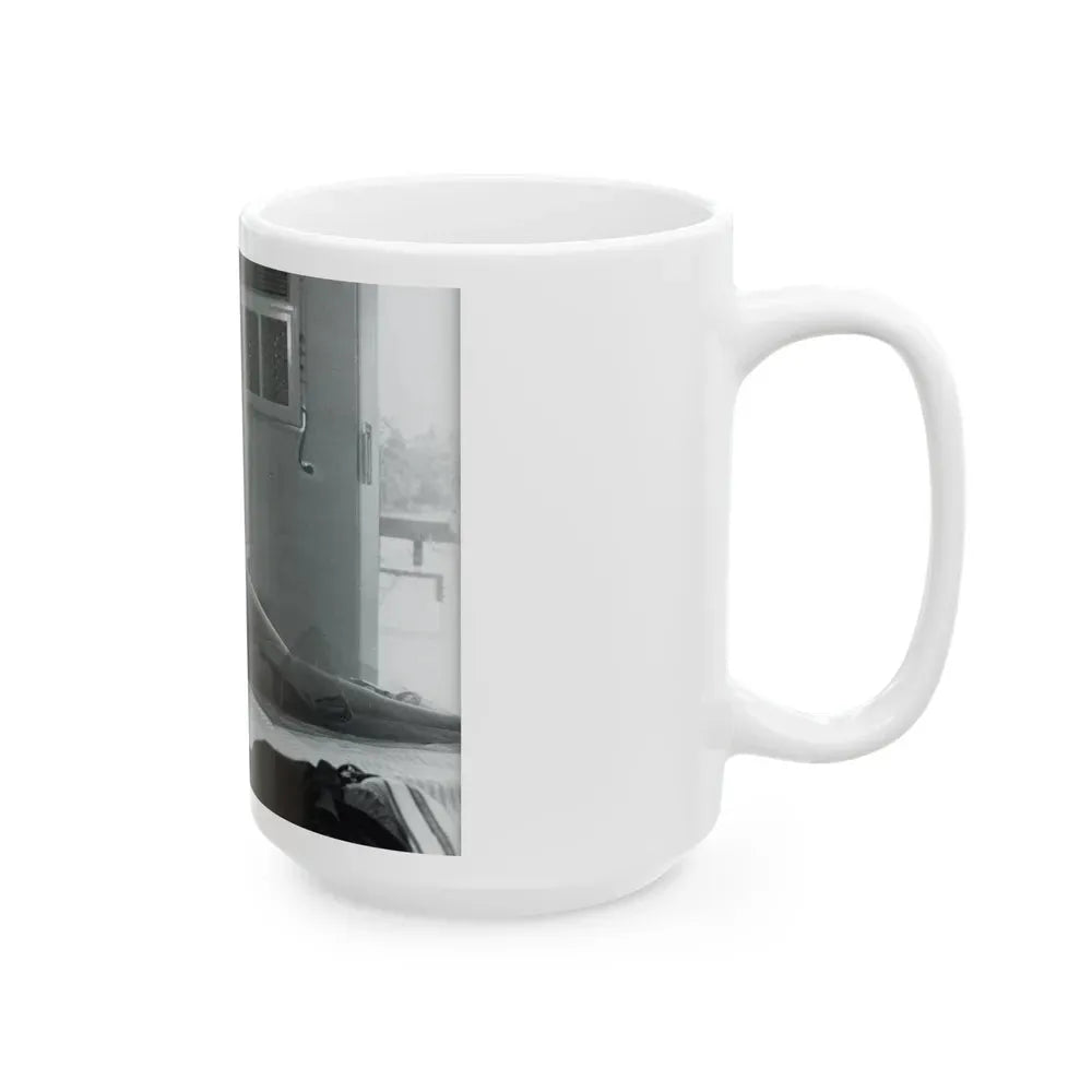 Allison Hayes #206 - Pages 8 with 1 B&W Photo & Article from Femmes Fatales Of The 1950's_1 (Vintage Female Icon) White Coffee Mug - Go Mug Yourself