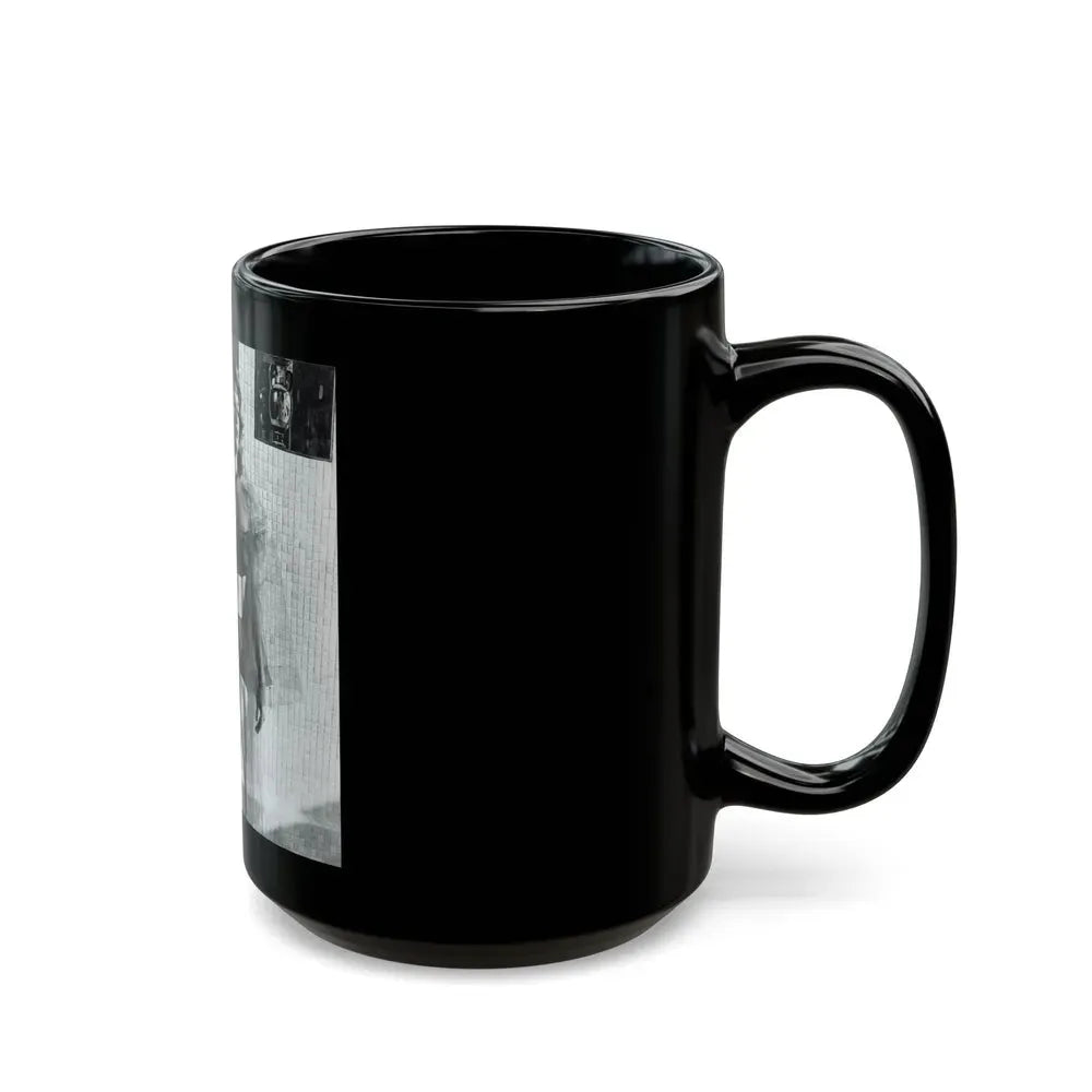 Allison Hayes #207 - Pages 9 with 1 B&W Photo from Femmes Fatales Of The 1950's (Vintage Female Icon) Black Coffee Mug - Go Mug Yourself