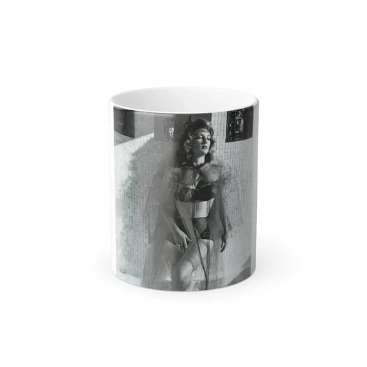 Allison Hayes #207 - Pages 9 with 1 B&W Photo from Femmes Fatales Of The 1950's (Vintage Female Icon) Color Changing Coffee Mug 11oz - Go Mug Yourself