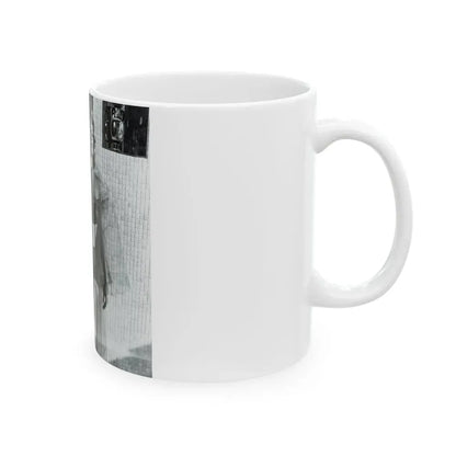 Allison Hayes #207 - Pages 9 with 1 B&W Photo from Femmes Fatales Of The 1950's (Vintage Female Icon) White Coffee Mug - Go Mug Yourself