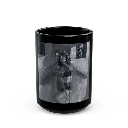 Allison Hayes #208 (Vintage Female Icon) Black Coffee Mug 15oz - Go Mug Yourself