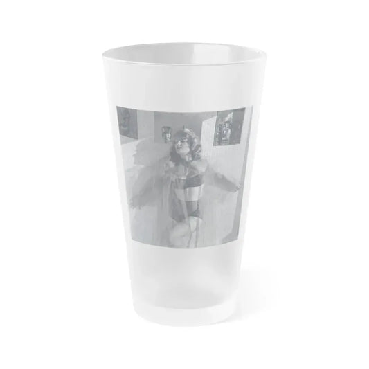 Allison Hayes #208 (Vintage Female Icon) Frosted Pint Glass 16oz 16oz Frosted - Go Mug Yourself