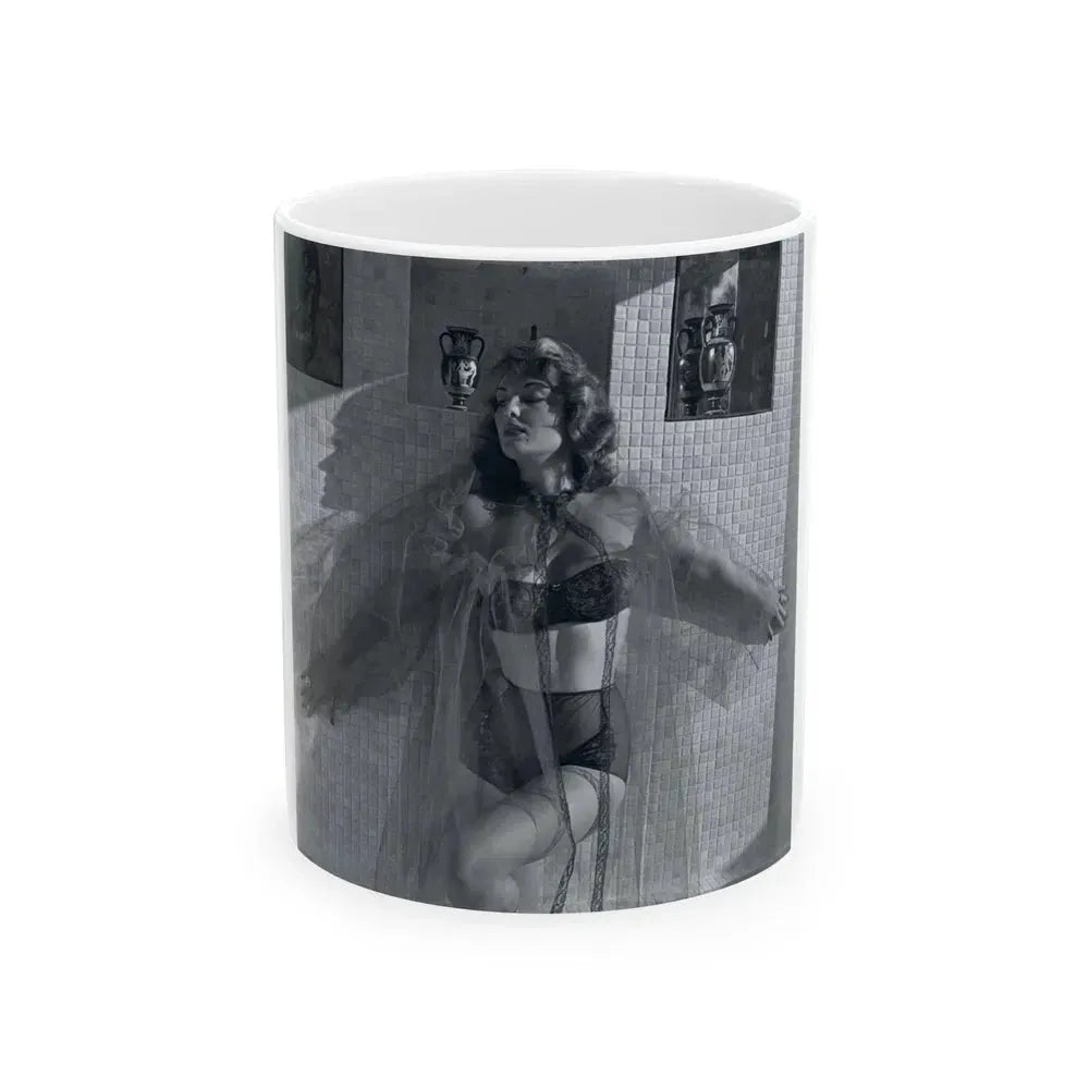 Allison Hayes #208 (Vintage Female Icon) White Coffee Mug 11oz - Go Mug Yourself