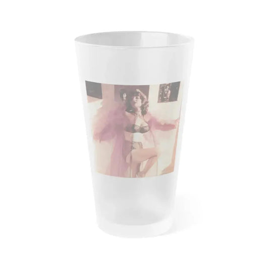Allison Hayes #209 - Pages 114 with 2 Color Photos from Bunny Yeager's Pin-Up Girls Of The 1950's (Vintage Female Icon) Frosted Pint Glass 16oz 16oz Frosted - Go Mug Yourself
