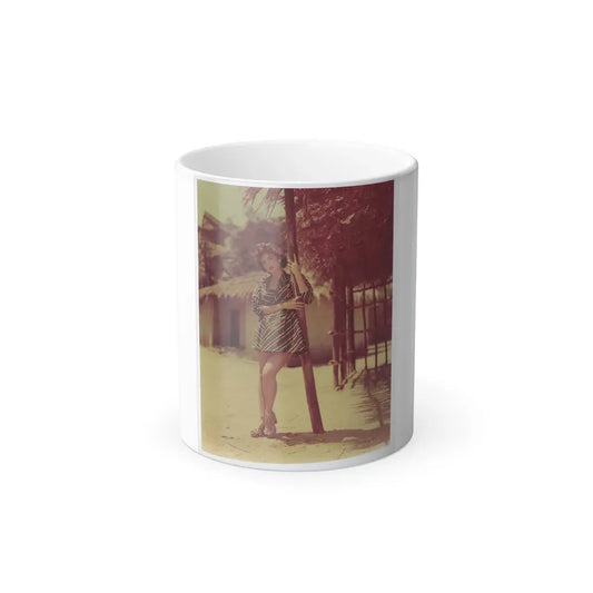 Allison Hayes #210 - 8x10 Full Body Glamour Color Photo '70's Re-Print from negative (Vintage Female Icon) Color Changing Coffee Mug 11oz - Go Mug Yourself