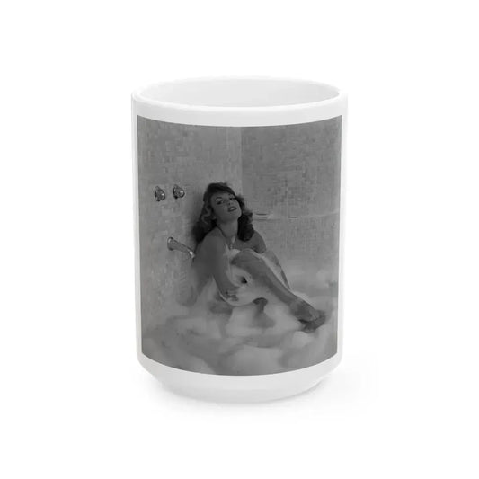 Allison Hayes #211 (Vintage Female Icon) White Coffee Mug 15oz - Go Mug Yourself