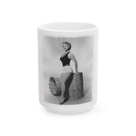Allison Hayes #212 (Vintage Female Icon) White Coffee Mug 15oz - Go Mug Yourself