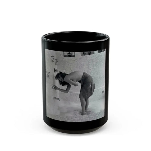Allison Hayes #215 (Vintage Female Icon) Black Coffee Mug 15oz - Go Mug Yourself