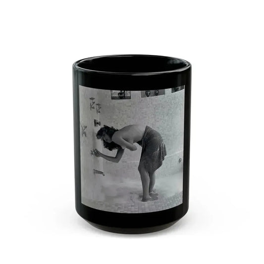 Allison Hayes #215 (Vintage Female Icon) Black Coffee Mug 15oz - Go Mug Yourself