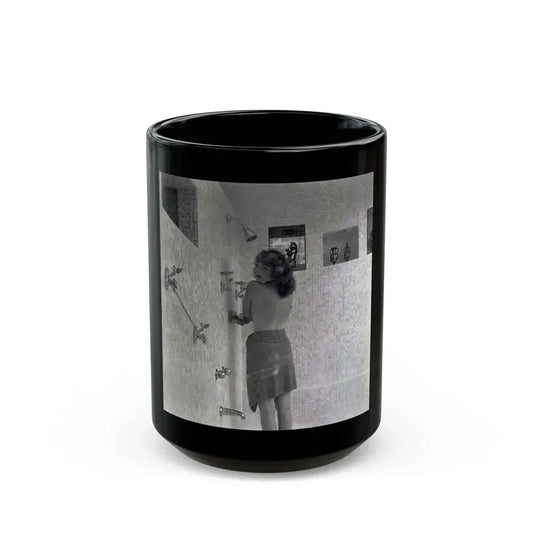 Allison Hayes #216 (Vintage Female Icon) Black Coffee Mug 15oz - Go Mug Yourself