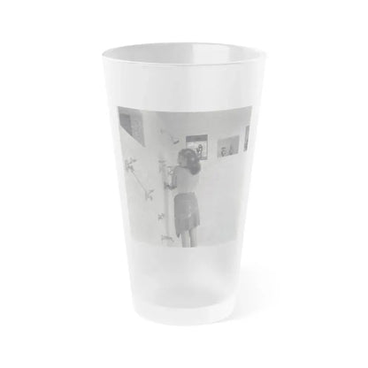 Allison Hayes #216 (Vintage Female Icon) Frosted Pint Glass 16oz 16oz Frosted - Go Mug Yourself