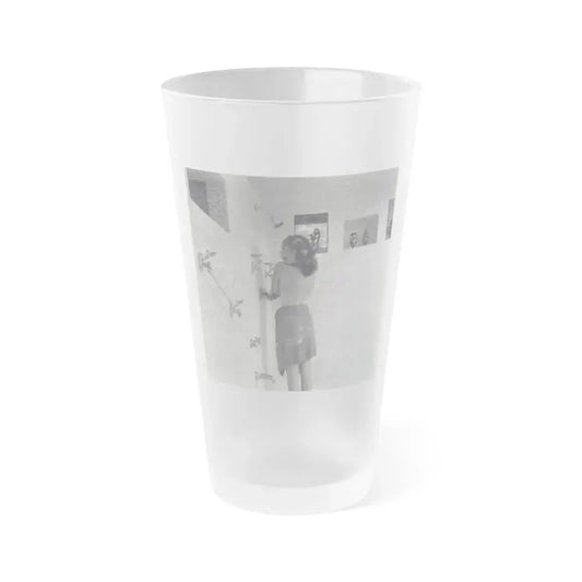 Allison Hayes #216 (Vintage Female Icon) Frosted Pint Glass 16oz 16oz Frosted - Go Mug Yourself