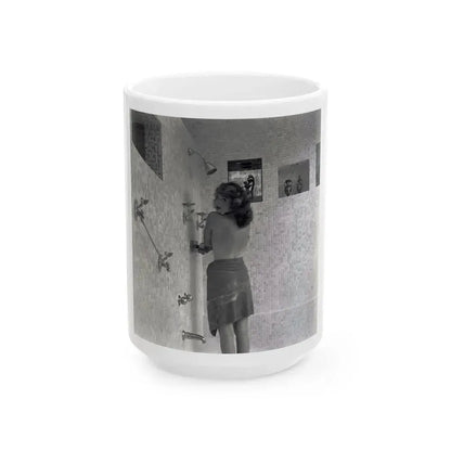 Allison Hayes #216 (Vintage Female Icon) White Coffee Mug 15oz - Go Mug Yourself