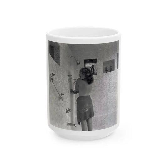 Allison Hayes #216 (Vintage Female Icon) White Coffee Mug 15oz - Go Mug Yourself