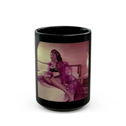 Allison Hayes #217 (Vintage Female Icon) Black Coffee Mug 15oz - Go Mug Yourself