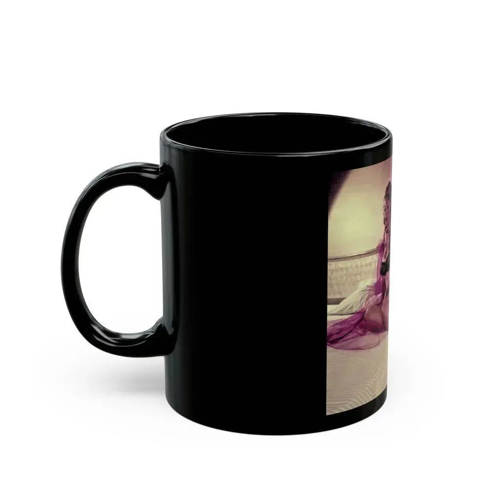 Allison Hayes #217 (Vintage Female Icon) Black Coffee Mug - Go Mug Yourself